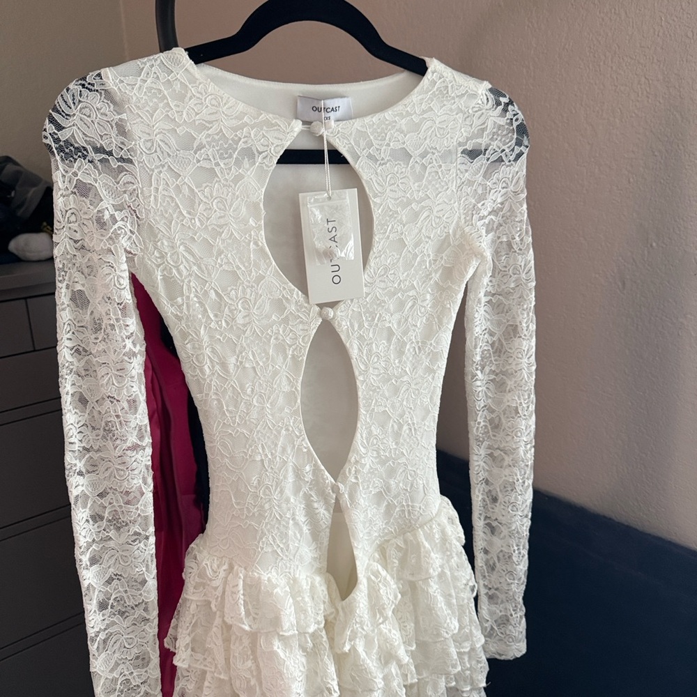 Outcast White Lace romper